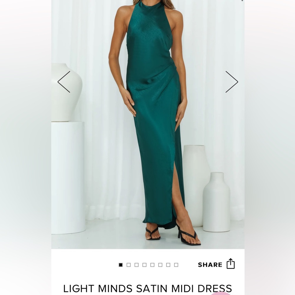 Hello Molly Light Minds Dress - Forrest Green